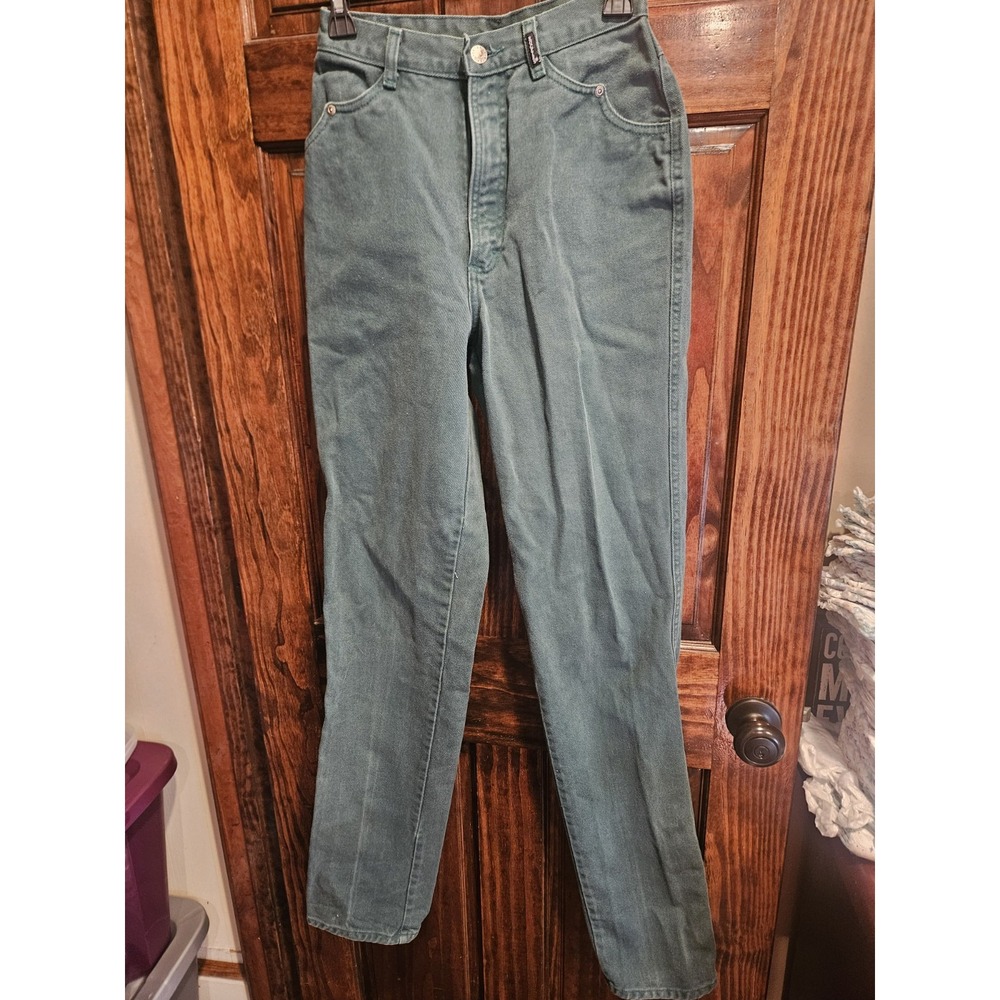 Rocky Mountain Rockies Green Vintage Jeans 29/9 Straight Leg Long Inseam 36 Rare